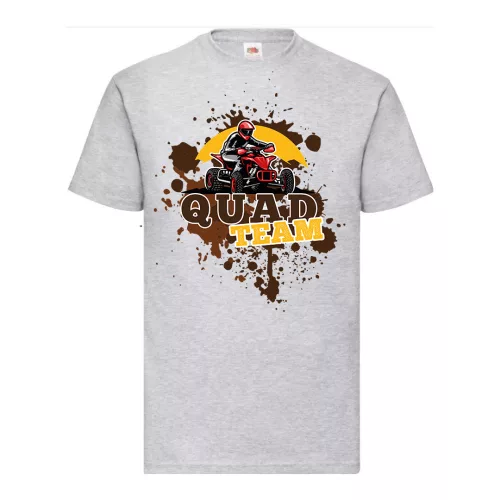 šedé tričko quad team