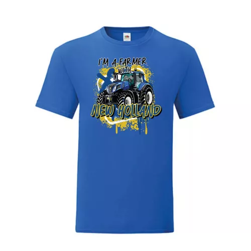 new holland anglické modré krátke tričko nové