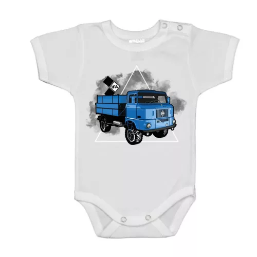 ifa modrá body pre bábätká krátky rukáv