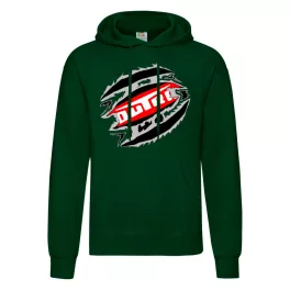 dutra logo mikina zelená