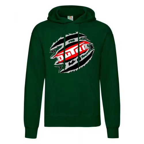 dutra logo mikina zelená