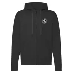 mikina peugeot na zips čierna