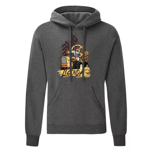 rába tmavošedá mikina s kapucňou nová