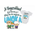 je dobré byť starým rodičom! detské body chlapčenské modré