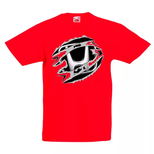 červené detské tričko honda