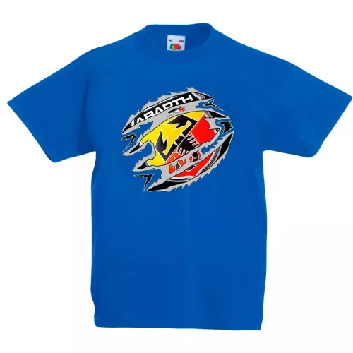 detské tričko abarth modré