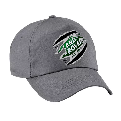 sivá látka land rover baseball čiapka