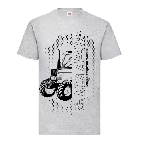 belarus obrysový dizajn šedé tričko čierny vzor