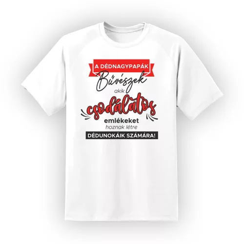 biele tričko pradedovia kúzelníci