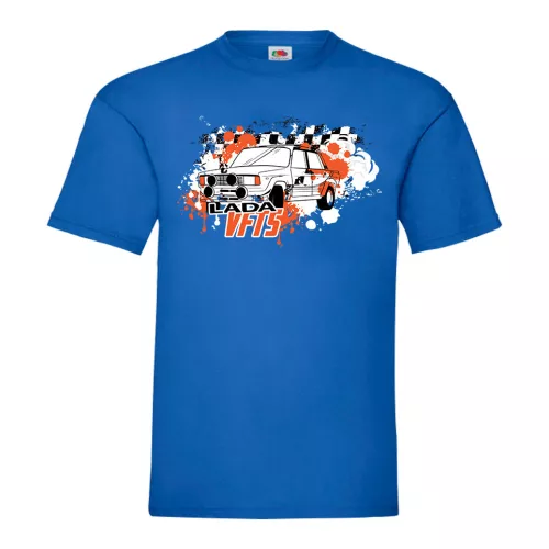 rallys vfts lada modré tričko s krátkym rukávom