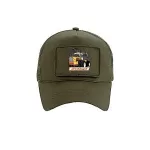 rába army zelená výmenná baseball čiapka s nášivkami