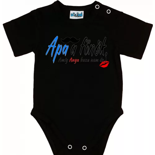 otec je šéf, kým sa mama nedostane domov body pre bábätká chlapec čierna