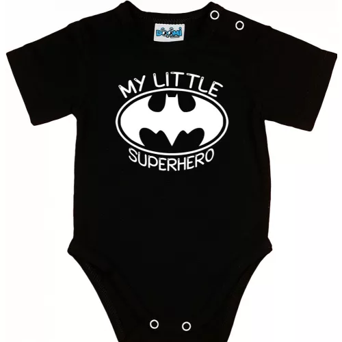 batman body pre bábätká čierne