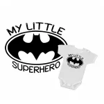 batman body pre bábätká čierne