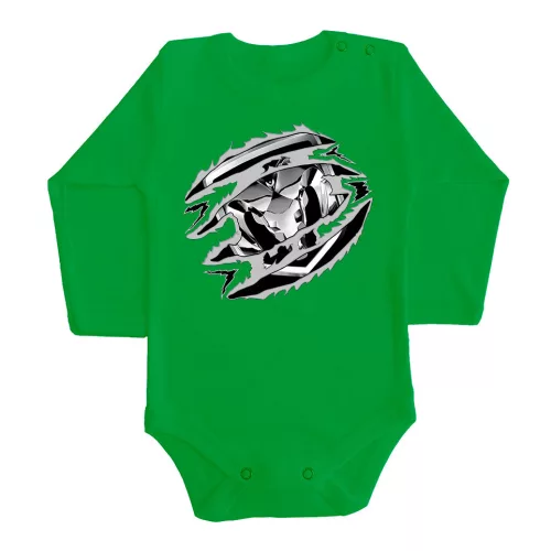 dodge ram zelená dlhý rukáv dojčenské telo