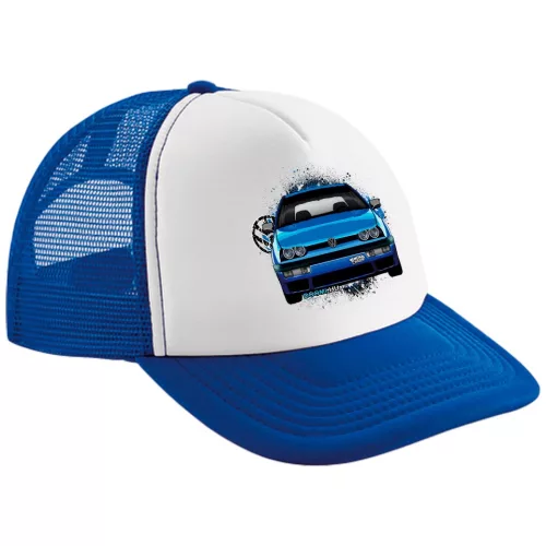 modrá biely golf mk3 baseball čiapka