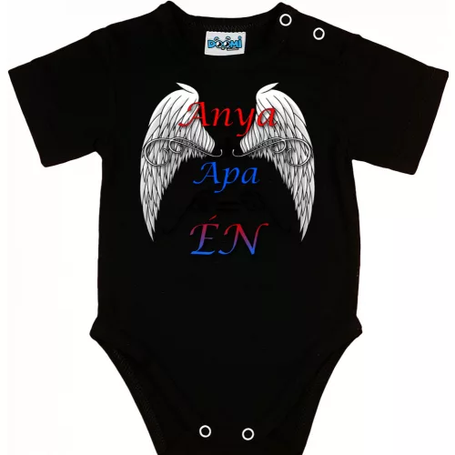 mama+otec=ja detské body čierne