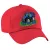 červená látka new holland baseball čiapka