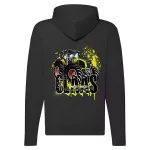 mikina claas na zips čiernej farby