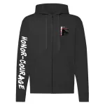 army slovenský sveter na zips (čierny)