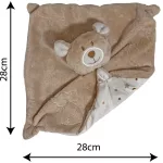 prémiové hniezdo pre bábätko, 4-dielne jedinečné (hviezdne/hnedé srdce minky)