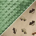 prémiové hniezdo pre bábätko, 4-dielne jedinečné (auto/zelená minky)