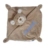 prémiové hniezdo pre bábätko, 4-dielne jedinečné (modrá/medvedík minky)