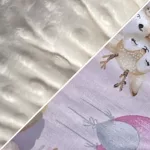 prémiové hniezdo pre bábätko 4 diely (ružové zvieratko/svetlé minky)