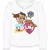 detské dlhé tričko paw patrol, top biely 98-128 cm
