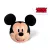 disney mickey hlava 3d, plyšová figúrka, vankúš 35 cm