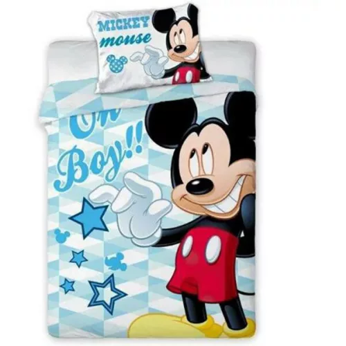 disney mickey detská prikrývka na posteľ 100×135 cm, 40×60 cm