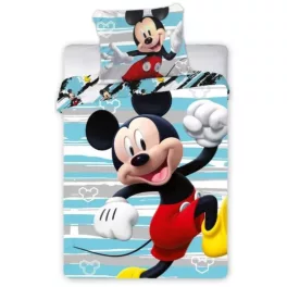   disney mickey detská prikrývka na posteľ 100×135 cm, 40×60 cm