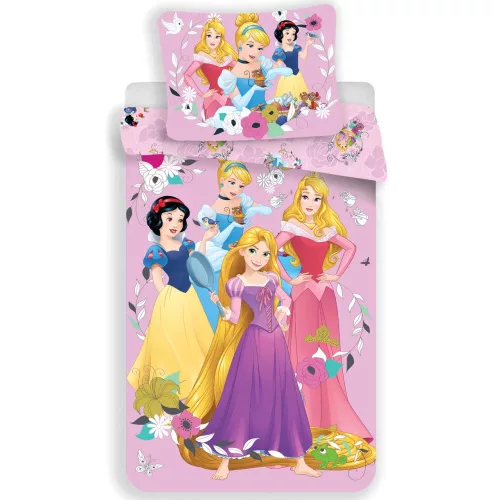 prikrývka na posteľ disney princesses royal 140×200 cm, 70×90 cm