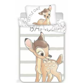   disney bambi detská prikrývka na posteľ 100×135 cm, 40×60 cm
