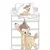 disney bambi detská prikrývka na posteľ 100×135 cm, 40×60 cm