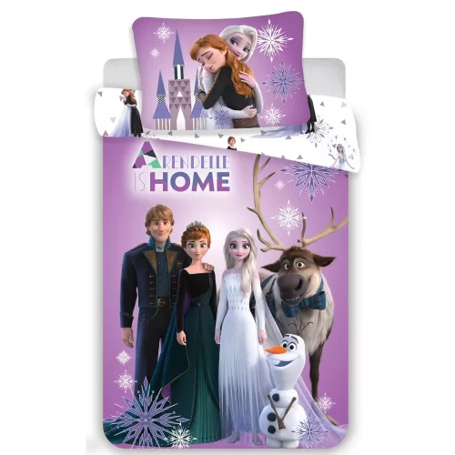 disney frozen detská prikrývka na posteľ 100×135cm, 40×60 cm