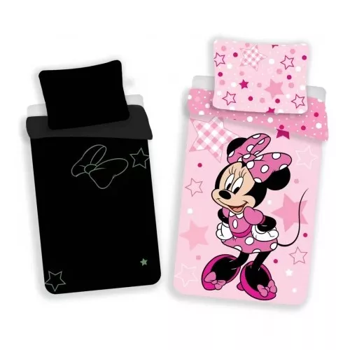 disney prikrývka na posteľ minnie žiara v tme 140×200cm