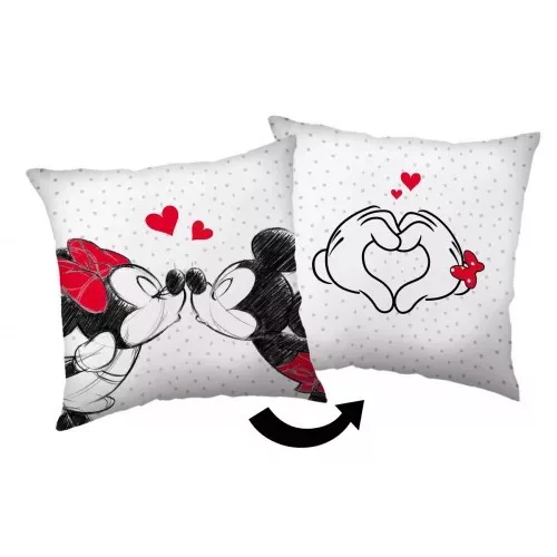 vankúš disney minnie, mickey love, dekoračný vankúšik 40*40 cm