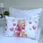 disney macko pú detská prikrývka na posteľ 100×135 cm, 40×60 cm