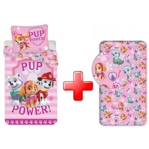 súprava obliečky na paplón paw patrol a gumenej plachty