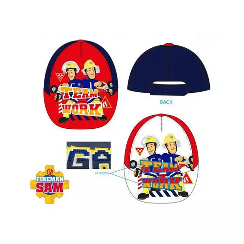 detská šiltovka fireman sam 52-54 cm