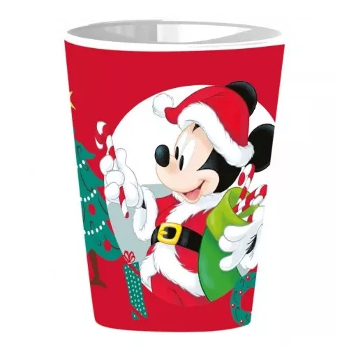 disney minnie, mickey vianočný pohár, plast 260 ml