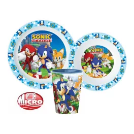   sonic, riad na ježka, mikro plastová sada, so pohárm 260 ml