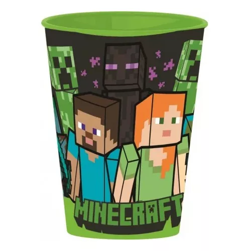 pohár na minecraft, plastový 260 ml
