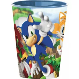 sonic, sklenený ježko, plast 260 ml
